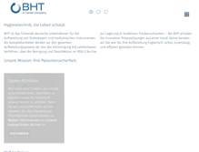 Tablet Screenshot of bht.de